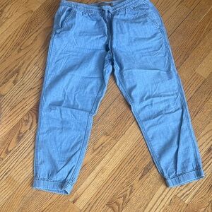 Casual Blue Women's Pants